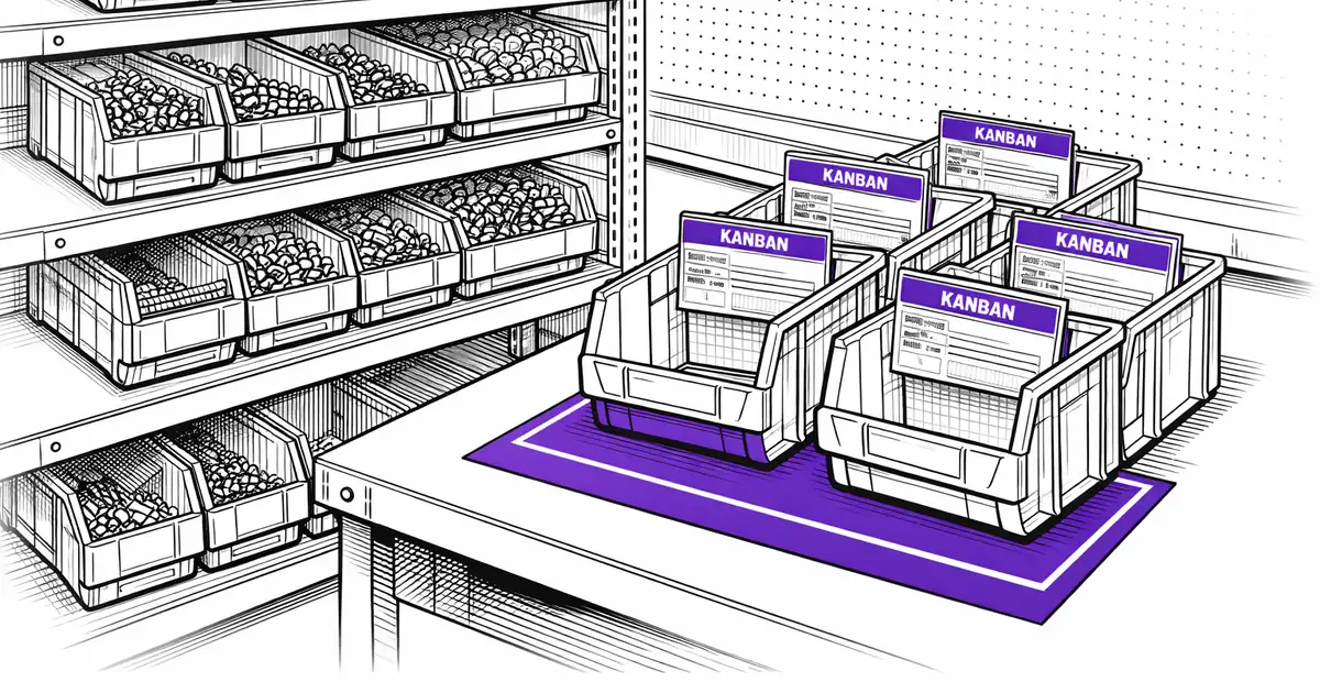 Cover Image for Kanban in the Trades Stockroom: Simply Explained with Practical Examples